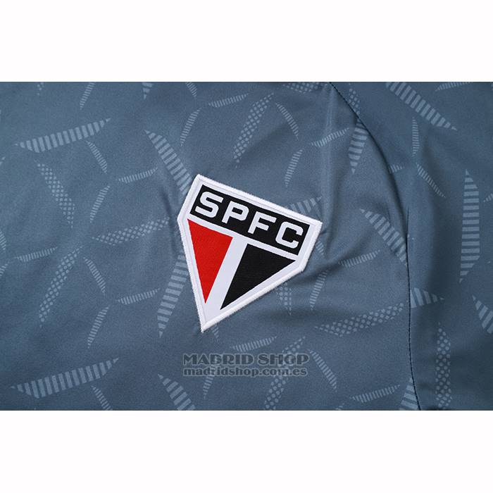 Chandal del Sao Paulo Manga Corta 2025-2026 Azul Gris - Pantalon Corto